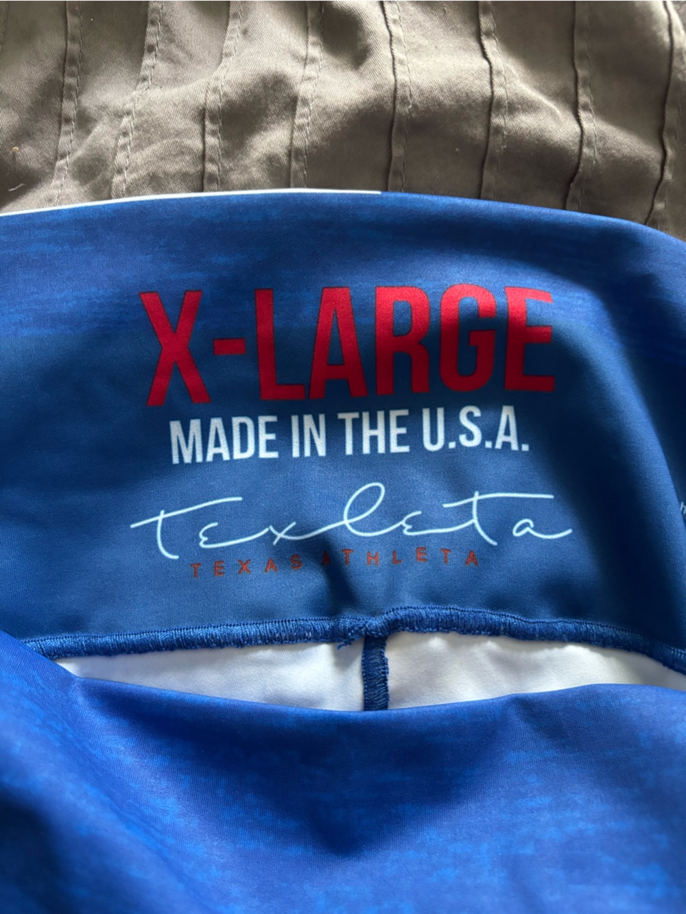 Texaleta Blue Women's Leggings - X-Large